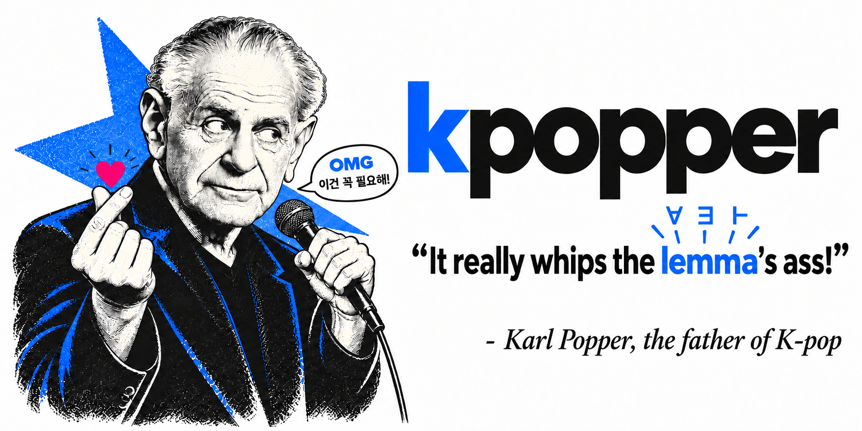 Karl Popper, kpopper, and a Winamp-inspired lemma joke.